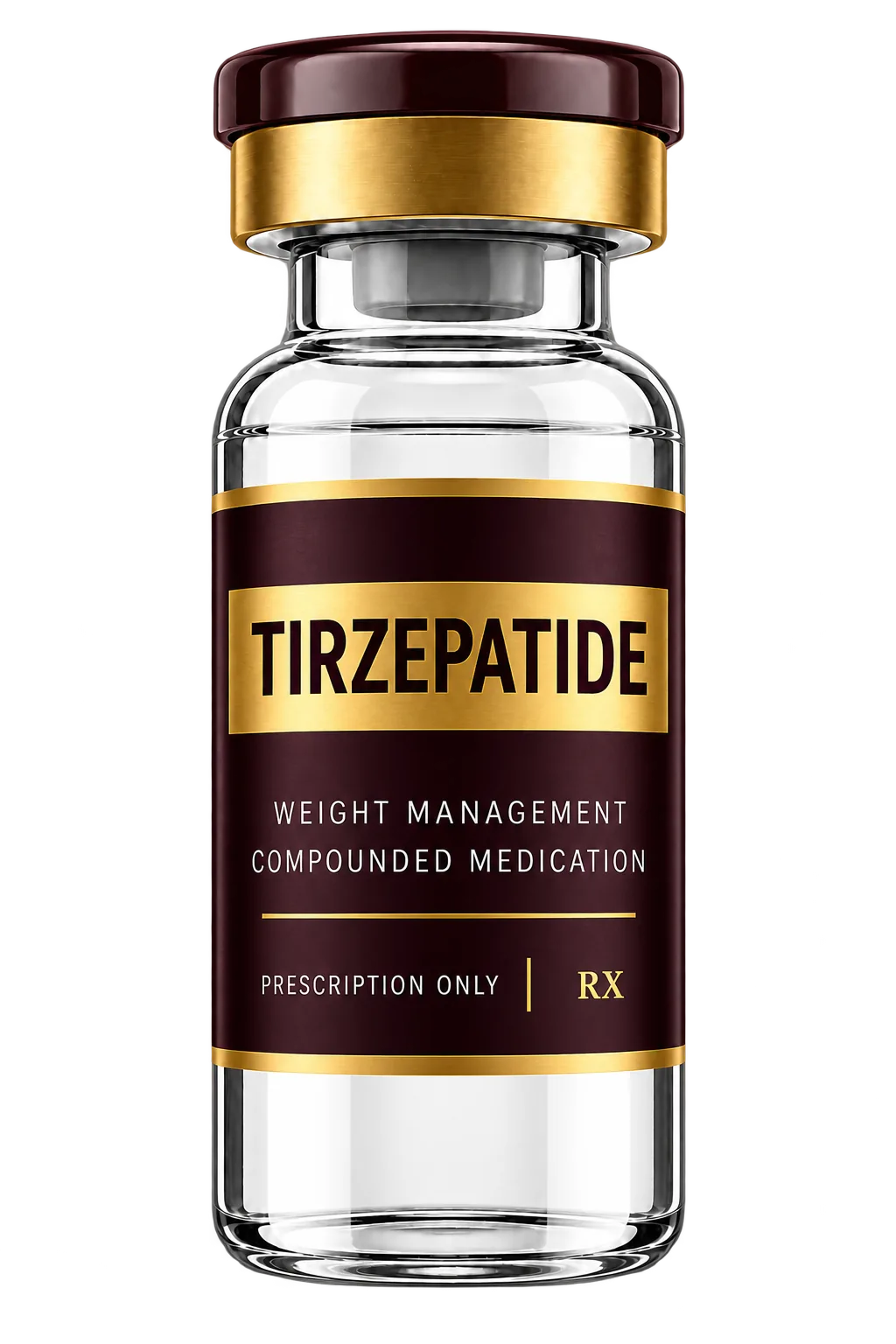 Illustrative compounded tirzepatide vial